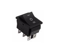 6-Pin for interruttore Nero Temporaneo Spento Rettangolare Rocker 12V Alta