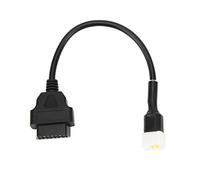 6 pin OBD2 Attatore diagnostico Duratura del rilevatore di guasti del motore Strumento Delphi Motorcycle