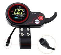 6 Pin Pannello Display Scooter Elettrico 48V TF-100, Accessori Modifica Pan Display LCD,Controller Strumento Comunicazione,Kit Schermo Cruscotto,Indicatore Strumenti per 10" Skateboard KUGOO M4/M4 Pro