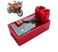 6 Pin Racing CDI Box Adjustable Ignition Controller Unit, Performance System Module, Motorcycle ECU Replacement Accessory, Improves Engine Efficiency Acceleration | Plug Play Upgrade For Compatible