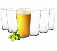6 Pint Occhiali 0,5L Bicchieri Birra di Bira Pils Vetro Succo