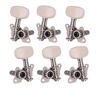 6 pioli per accordatura chitarra classica acustica a ingranaggi aperti, sintonizzatori, testa macchina 3L3R