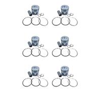 6 pistone set con pin di anelli STD compatibile con 5,9L 1994-1998 Adatto al numero di parte 3928673 3926631 3802070 3925529 3926126 4089649 3802376