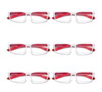 6 Pk Unisex da Uomo Blu Luce Blocco Occhiali da Lettura Nero Bianco Telaio