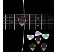 6 plettri per chitarra illuminati, plettri per ukulele portatili, regalo per