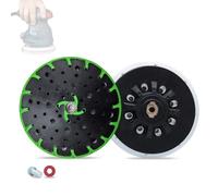 [6 pollici] 202460 Carta vetrata rigida compatibile con Festool, tampone abrasivo per levigatrice ETS EC150/3 EQ, ETS EC 150/5 EQ, ETS 150/3 EQ, ETS 150/5 EQ Levigatrice, 17/49 Foro (rigido)