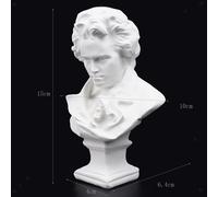 6 pollici di Altezza Classico Beethoven In Resina Busto Statua Figurine
