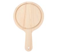 6 pollici di legno naturale buccia di pizza bordo pizza spatola paddle