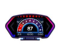 6 Pollici LCD For Auto Head Up Display OBD2 + GPS Contagiri Digitale Intelligente Indicatore KM/H E MPH Contachilometri Allarme Di Velocità Eccessiva Voltmetro Pendenza Meter
