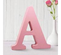6 pollici Lettere in legno rosa, Lettere in legno grezze per decorazione da parete, Lettere verticali decorative e cartellonistica decorativa per progetti artigianali, casa e feste L,M,S,A,B,Q,X,I,W,P