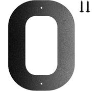 6 pollici Metal House Number Letters Address Numbers for Outside Mailbox Black Modern and Appeso Pianta reale (A One Size)