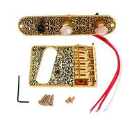 6 Ponte Del Caricatore Superiore Della Sella Con La Chiave Di Controllo Delle Viti Della Piastra Di Controllo Tl. Chitarra D'oro. Sostituzione delle parti ponte