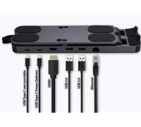6-PORT DOCKING STATION WITH PC HOLDER