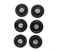 6 pulegge con cuscinetti in nylon per macchine da palestra, ricambio per attrezzature per il fitness, funzionamento fluido e silenzioso (90 mm)