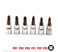 6 punte per cacciavite per PZ1 per PZ2 PZ3 con PH1 PH2 PH3 punte da 1/4 di pollice per lavori di riparazione meccanica