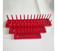 6 pz / 1 Set Metrico High Pole Manica Lunga Socket Organizer Inch Scrap Tray