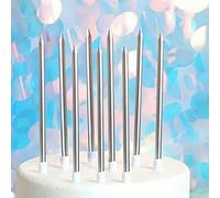 6 pz/12 pz Candelina a lettere "Buon Compleanno", Candeline per torta, Set di candeline di compleanno, Accessori per festa, Decorazione torta, Placcatura in oro, Decorazioni per torta di compleanno, F