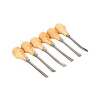6 Pz 130mm Scalpello for intaglio del legno Coltello a mano Strumenti for intaglio del legno Professionale Lavorazione del legno Scalpello for scalpello Kit Sgorbie Utensili da taglio
