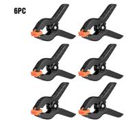 6 pz 3 pollici Morsetti A Molla di Plastica Resistente Per Il Sfondo Mussola Tela di Carta Chromakey Clip di Schermo Photo Studio Falegname Strumento