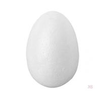 6 Pz 4.5 "Uova Di Schiuma Di Polistirolo Progetti Di Pasqua/Natale Allestimento