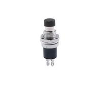 6 PZ 7mm Thread 2 Pin Mini Mini Pulsante Minomario Interruttore Normalmente chiuso-aperto Premere il reset Switch momentary,black,Press off-NC