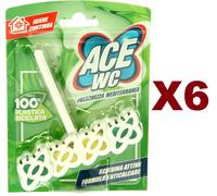 6 PZ ACE WC FRESCHEZZA MEDITERRANEA TAVOLETTA SCHIUMA ATTIVA CON CANDEGGINA