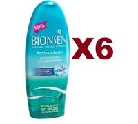 6 PZ BIONSEN BAGNOSCHIUMA ANTIOSSIDANTE ALGA WAKAME OLIGOMINERALI 550ML