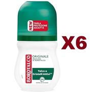 6 PEZZI BOROTALCO ASCIUTTO UOMO ROLL ON PROFUMO BOROTALCO DEODORANTE 50ML TALCO
