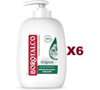 6 PZ BOROTALCO SAPONE LIQUIDO ORIGINAL ANTIBATTERICO 250ML