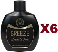 6 PZ BREEZE BLACKOUD DEODORANTE PROFUMATO SQUEEZE 48H 100ML NEW FRAGRANCE NUOVO