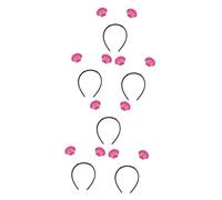 6 Pz cerchi per hair band hair ribbon hair jewelry hair charms fascia per ragazze nastri per per ragazze per accessori per forniture per feste Rosy BELLIFFY