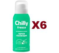 6 PZ CHILLY FRESCO DETERGENTE INTIMO SENZA RISCIACQUO 100ML
