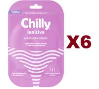 6 PZ CHILLY LENITIVA MASCHERA INTIMA IDEALE POST DEPILAZIONE E PICCOLI FASTIDI