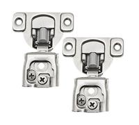 6 pz Chiusura Morbida Cerniera Dell'armadio Overlay Auto Lenta Cerniere Della Porta for Mobili Da Cucina Faccia Cornice A Scomparsa Serranda Per Ante Di Armadi, Guardaroba(1-3/8inch)