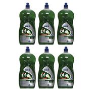 6 pz CIF PROFESSIONAL Piatti Detergente manuale pulizia lavaggio stoviglie 2L