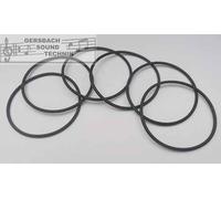 6 Pz. Cinghie Di Trasmissione Per Tape CD E Altro 47 Mm X 1,0 Mm