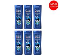 6 pz CLEAR MEN Shampoo Nutriente Cristiano Ronaldo Champion Edition Sport 400ml