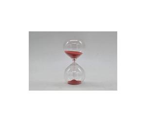 6 PZ Clessidra Rosso H.10 cm Bomboniere Laurea 2026 Clessidra Decorativa Moderna