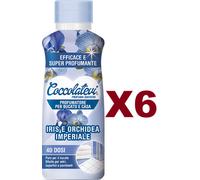 6 PZ COCCOLATEVI PROFUMATORE PER BUCATO E CASA IRIS E ORCHIDEA 40 DOSI 250ML