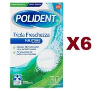 6 PZ COMPRESSE POLIDENT INTENSA FRESCHEZZA PER PROTESI DA 36