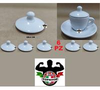 6 PZ COPERCHIO PER TAZZINA BAR DM.6 CM CON POMOLO COPRI TAZZA CAFFE 2026