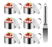 6 Pz Coppapasta Tondi Ø 7,5 cm/Altezza 4 cm, Stampi Durchmesser 7,5 cm Höhe 4 cm