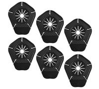 6 Pz Copriforo per Tergicristalli, Copriforo Braccio Tergicristallo in Gomma Nera Accessorio Esterno Auto per la Maggior Parte Delle Auto Camion