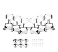 6 pz Corda di Chitarra Pioli Sintonizzatore Semi-Chiuso/Tutto Chiuso Corda di Chitarra D'oro Pulsante Sintonizzatore Teste di Macchine Accessori for chitarra(H)