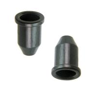 6 pz Corde attraverso il corpo ghiere di montaggio per parti di chitarra elettrica nero