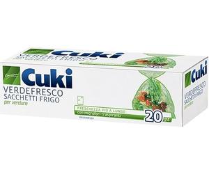 6 pz CUKI VERDEFRESCO SACCHETTI FRIGO PER VERDURE 20 PEZZI