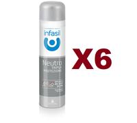 6 PZ DEODORANTE INFASIL NEUTRO TRIPLA PROTEZIONE SPRAY 150ML DEO
