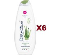 6 PZ DERMOMED BAGNODOCCIA ALOE E ACIDO IALURONICO 650ML