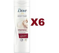 6 PZ DOVE BODY CARE INTENSIVE SKIN CARE CREMA CORPO IDRATANTE 400ML PELLE SECCA