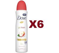 6 PZ DOVE DEODORANTE GO FRESH APPLE & WHITE TEA SCENT 150ML SPRAY MELA E TE'